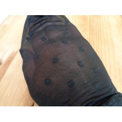 Oroblu Polka- Dot Sock zwart 20 den.